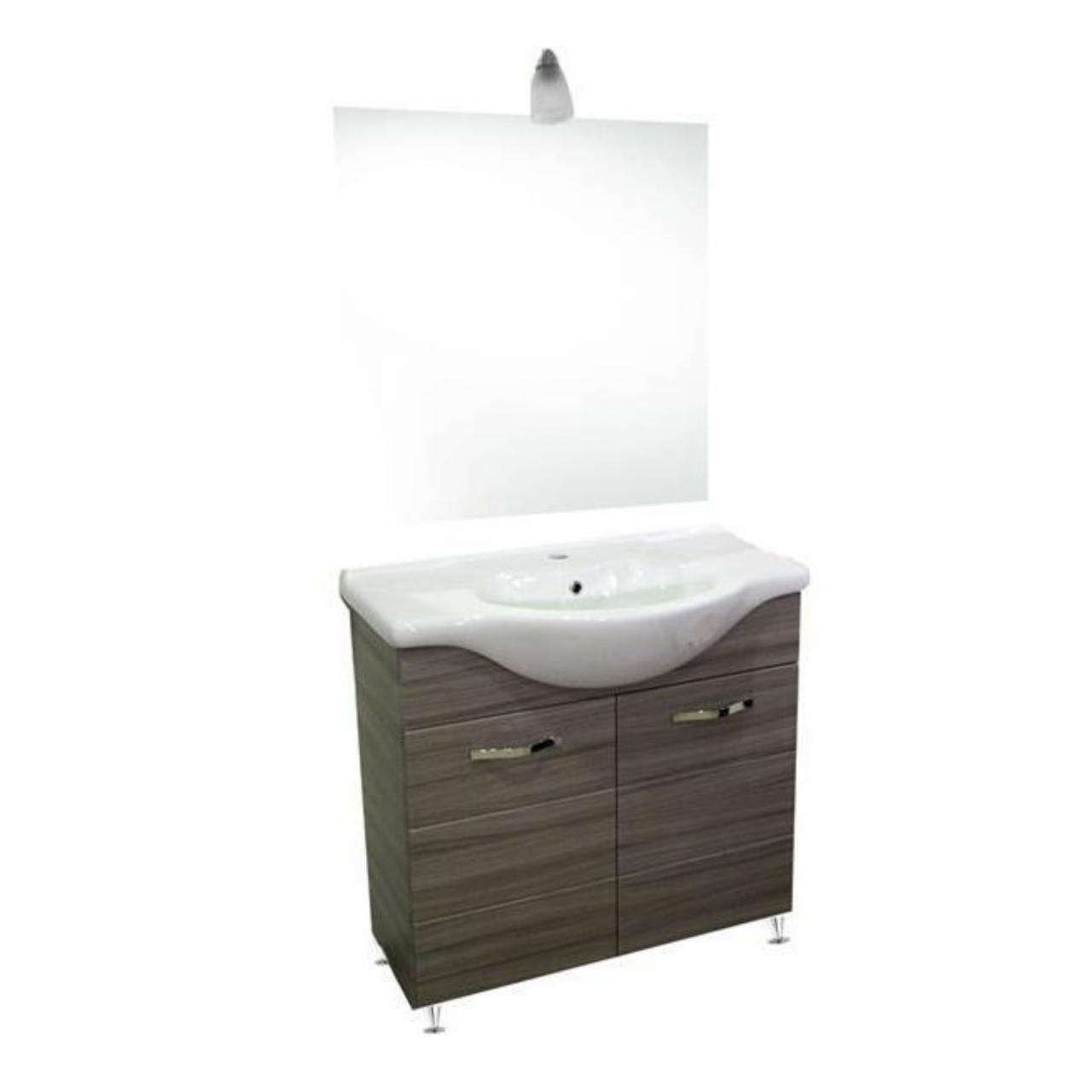 Mueble de baño Antonella cm. 85 palo de rosa