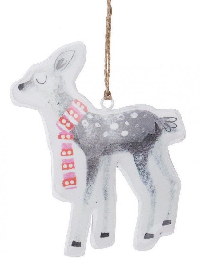 12x Colgante C. Reno rosado