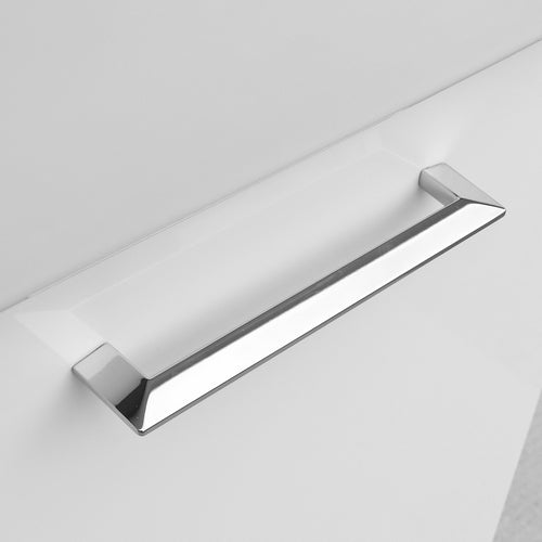 Mueble de lavado con lavabo de cerámica - Blanco clásico 50x50 cm