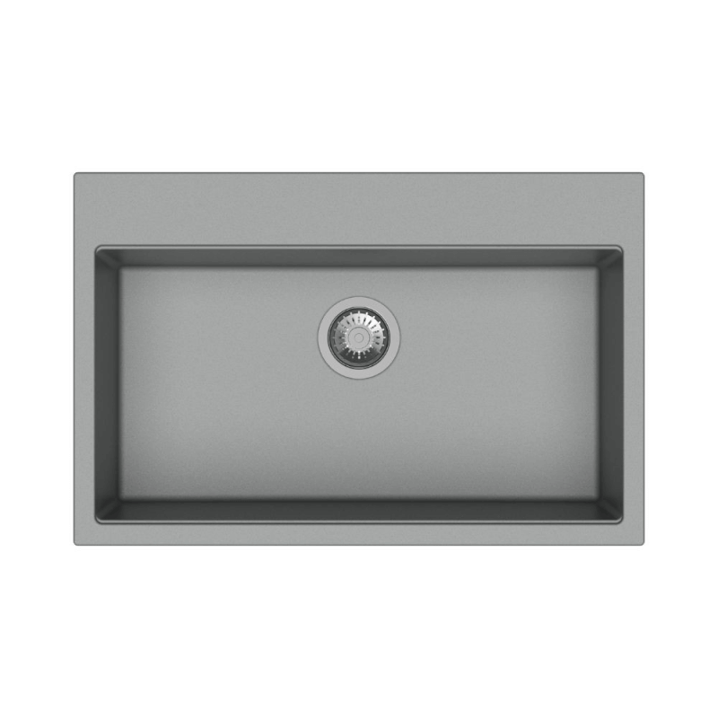 Fregadero Waltz 78x51 de un seno cromado