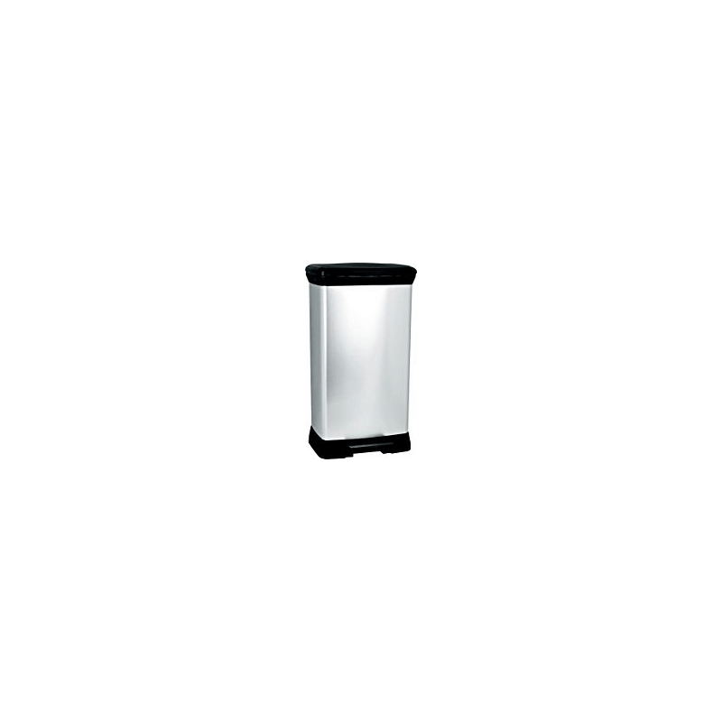 Papelera Con Pedal Curver Deco Rectangular 50 Lt Keter