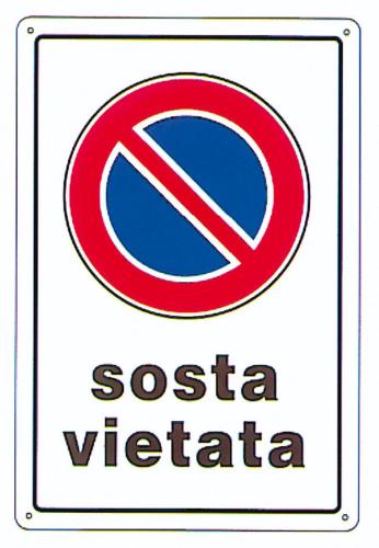 Placa Letrero 20X30Cm Señales PVC Avisos Prohibiciones (Prohibido Estacionar)