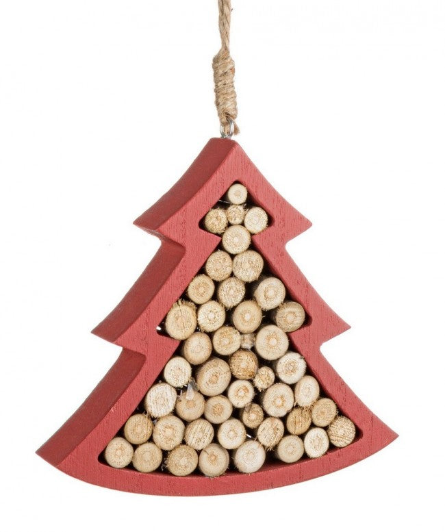 12x Colgante Chelsea de pino rojo L