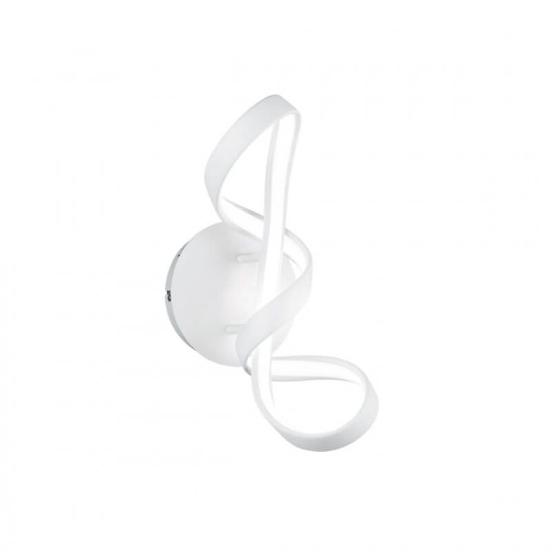 Aplique LED integrado en metal blanco mate - Perugia