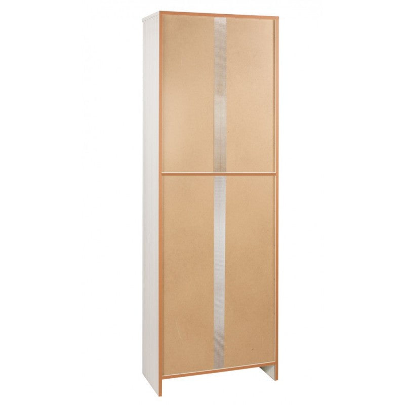 Armario multiusos dos puertas blanco 62x34x h182 cm