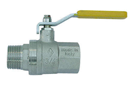 Válvula de bola de gas MF con palanca de 2" de largo