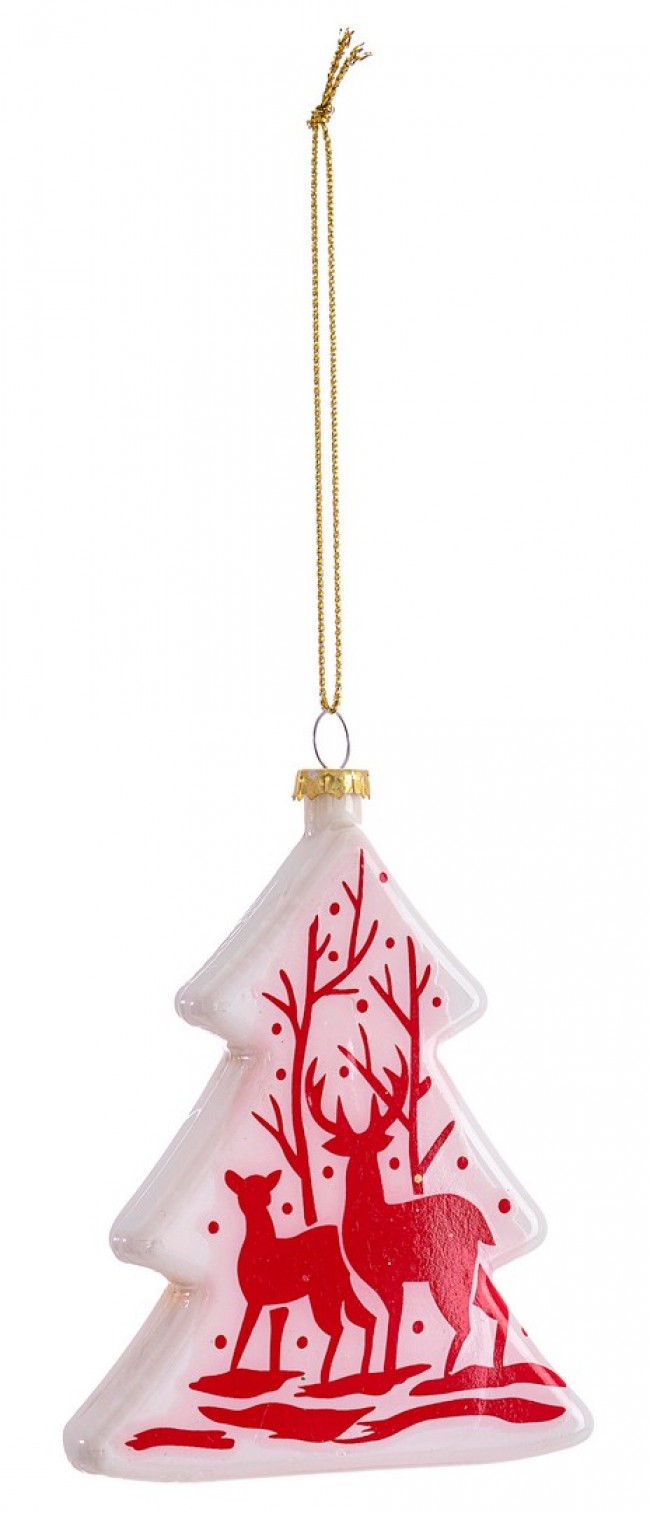 12x Colgante Vt Reno Pino Blanco