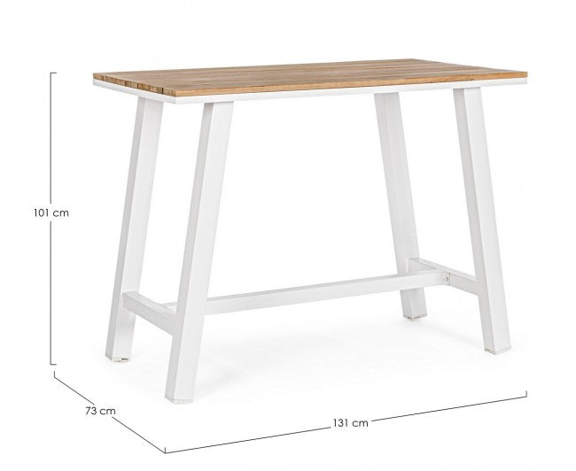 Mesa Alta Skipper 131X73 Blanco Yk11