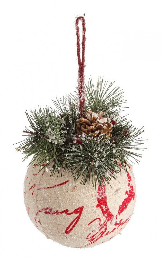 6x Colgante Postal Bola L