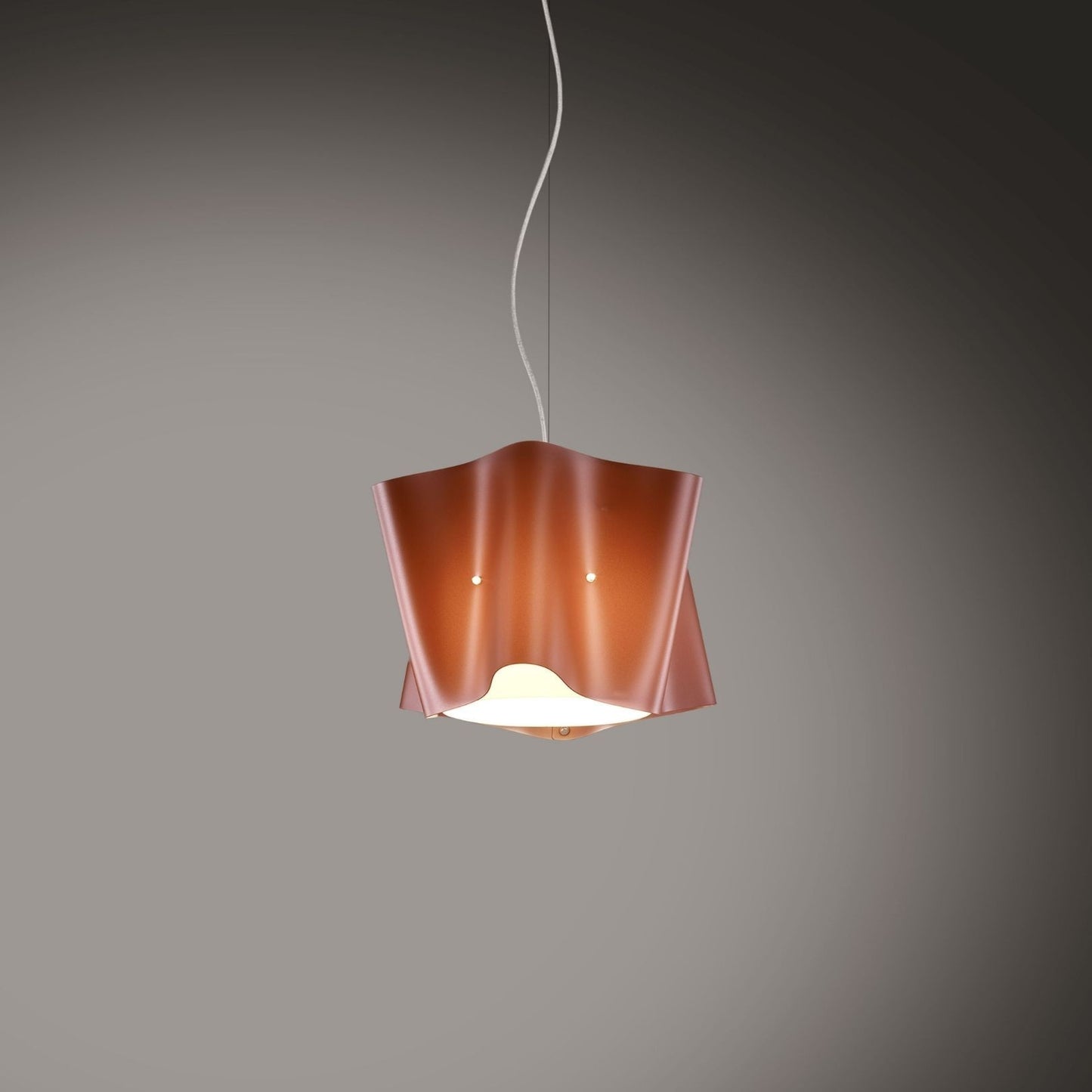 Suspensión Cobre en Metal Cromado Cm. 25 x 25