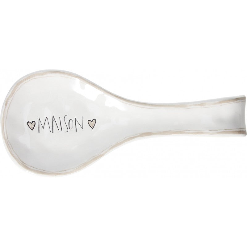 Reposacucharas de silicona resistente al calor de 26,5×3 cm