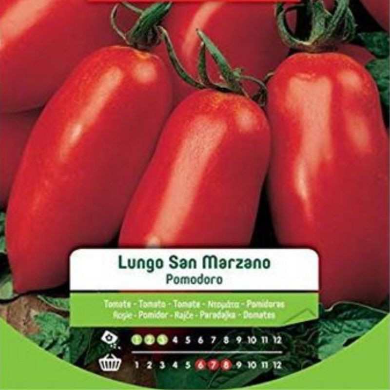 Semillas de Tomate San Marzano Largo en Bolsa