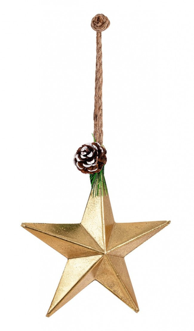 12x Colgante Estrella Dorada Enlight C