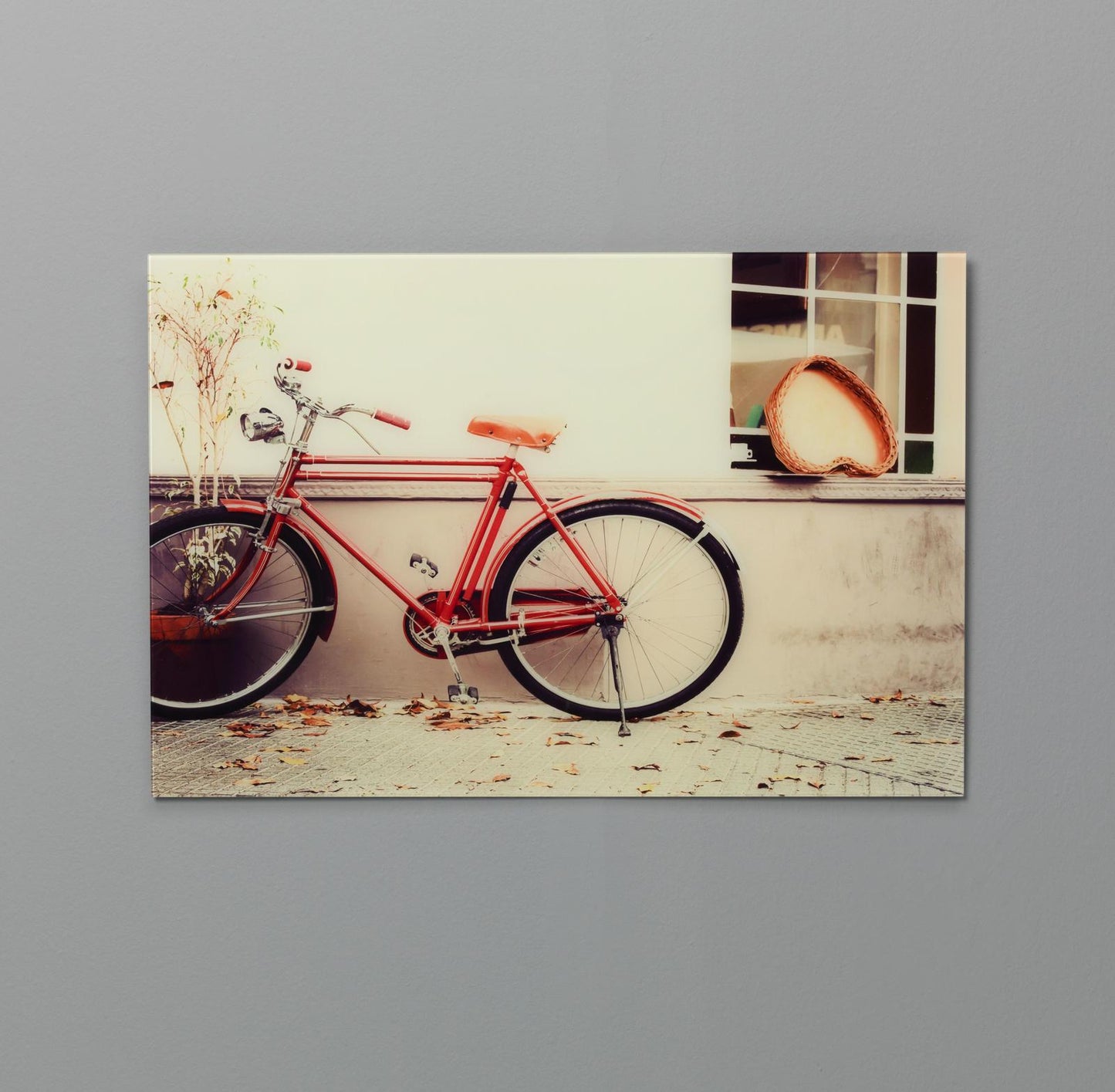 Impresión sobre vidrio 70x70 cm con lienzo multicolor