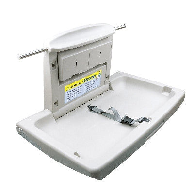 Cambiador horizontal plegable de HDPE para niños