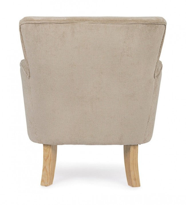 Sillón estilo vintage gris tórtola