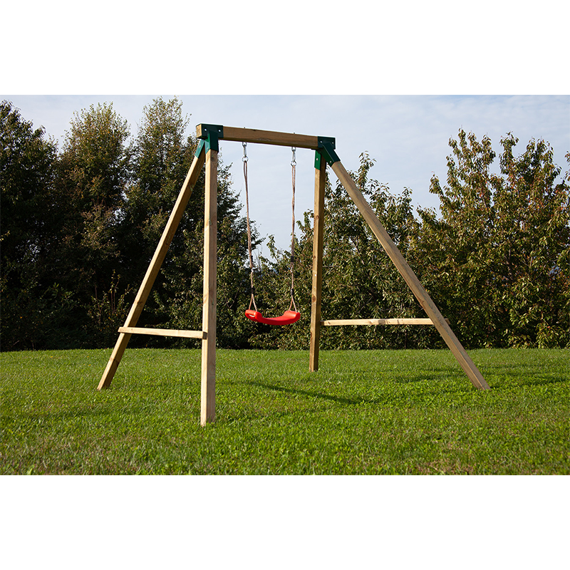 Columpio individual de madera