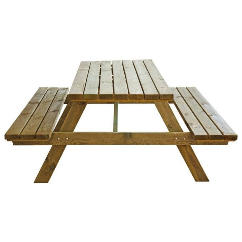 Mesa de picnic plegable con bancos de madera, mesa de camping de jardinería