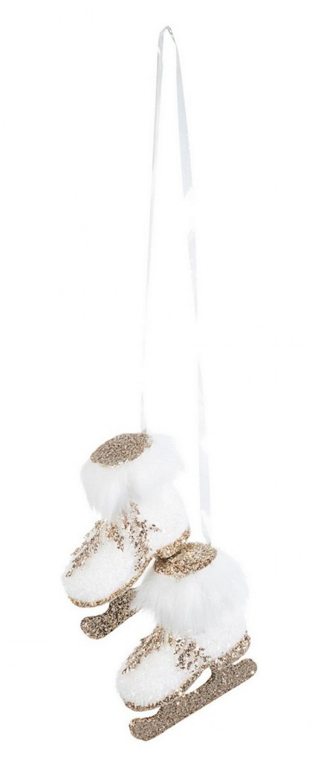 8x Colgante de patín blanco de cuento de hadas