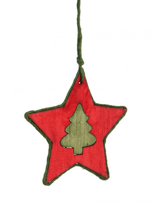 12x Colgante Bormio Stella Pino S.