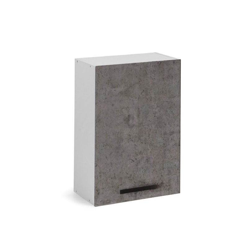 Mueble alto de cocina gris cemento con 1 puerta 40x32xA 72 cm