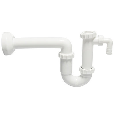 Sifón sifón con conexión unidireccional para lavadora.