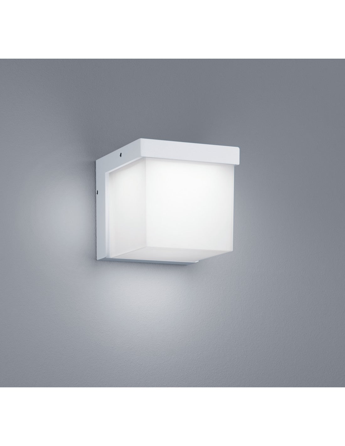 Lámpara de pared LED para exterior Yangtze IP54 blanco H11 cm Trio Lighting