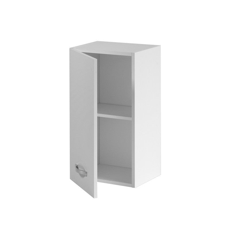 Mueble alto para cocina modular, Color blanco, 40x32xH 72 cm, 1 puerta