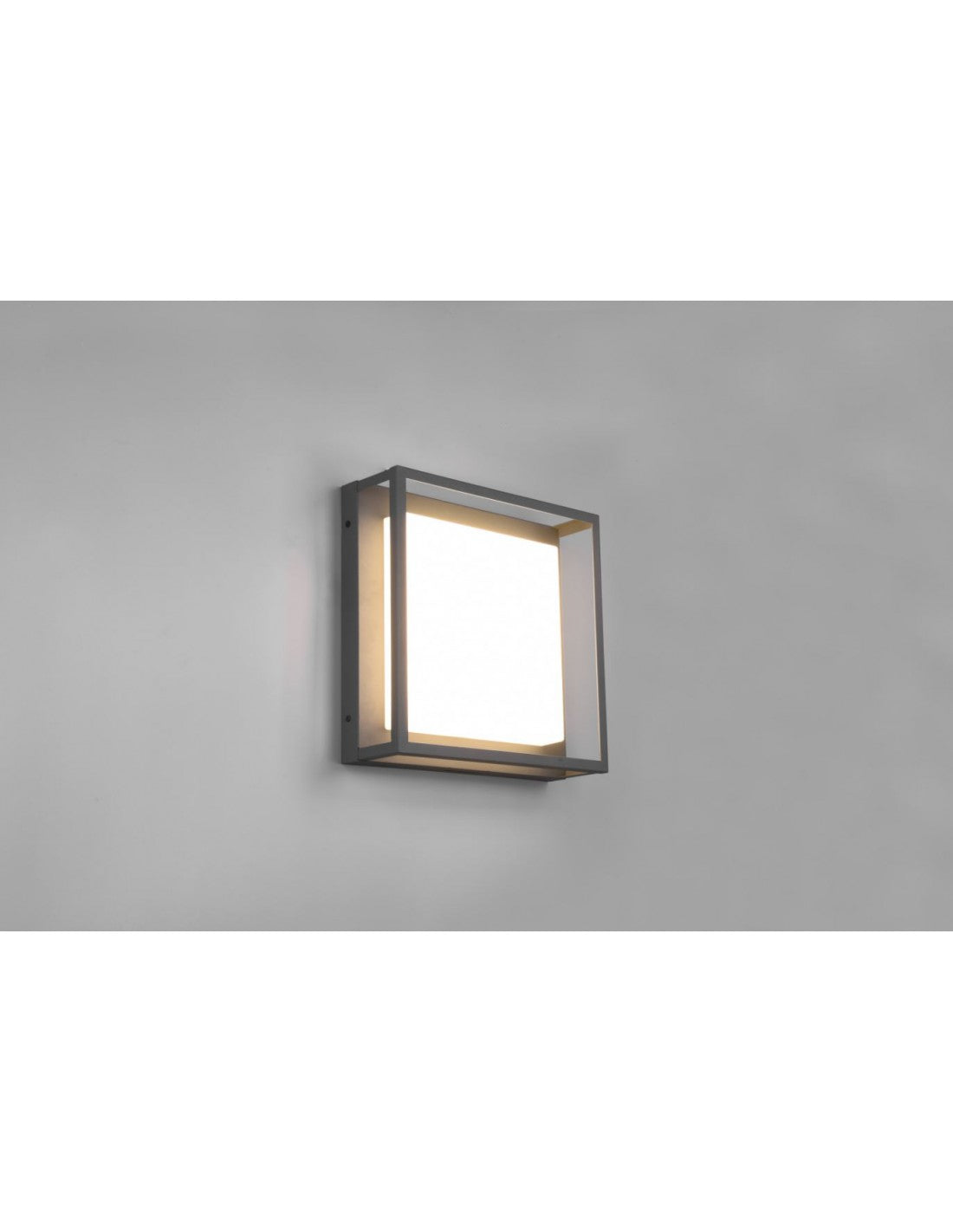 Luz de techo para exterior LED Dip Switch Witham Antracita IP54 Trio Lighting