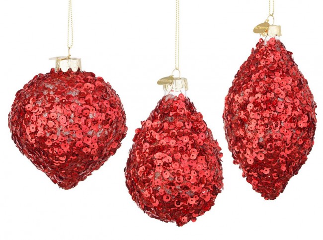 12x Colgante Vt Reflejo Rojo Ass3