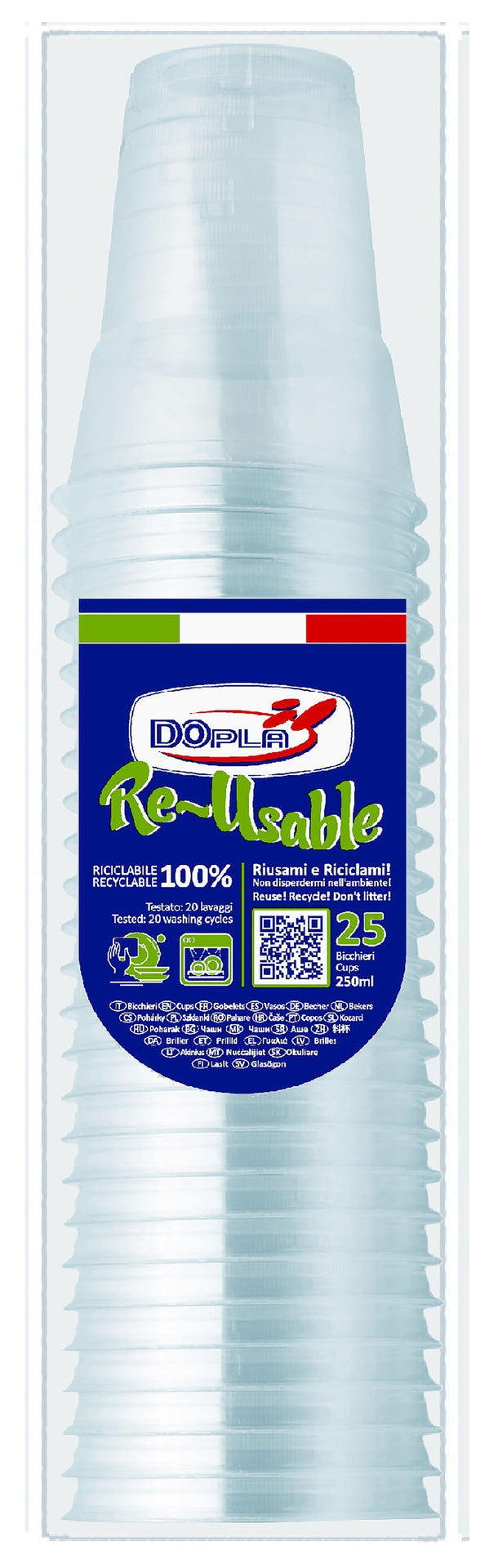 Vasos Diamante Pz.25 Cc.200