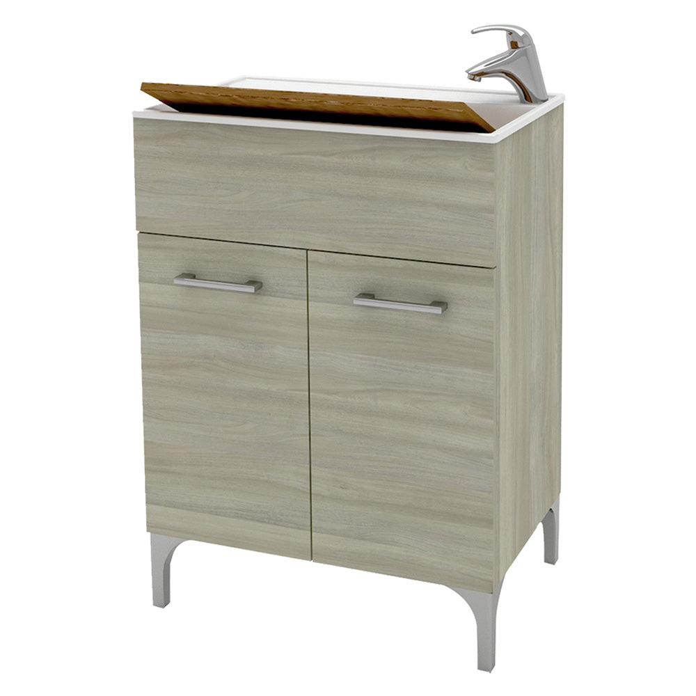 Mueble de lavabo 'Lena' 60 x 50 x A.84 cm - Roble gris