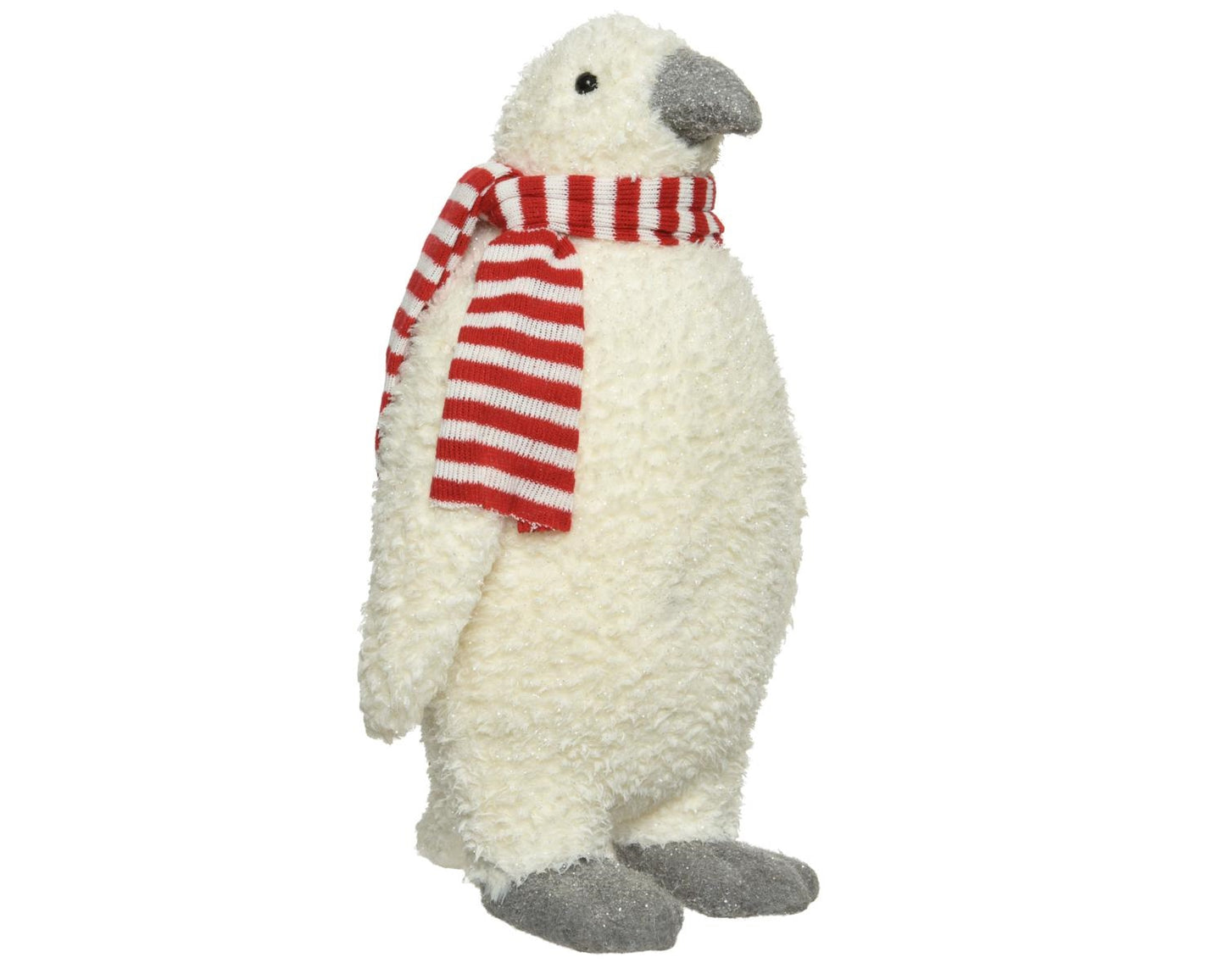 Pingüino 24X21X47,5 Cm Con Bufanda Decoración Navideña