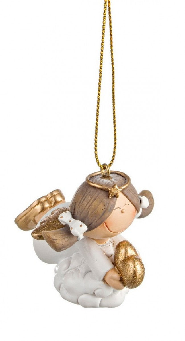 12x colgante de cara de ángel