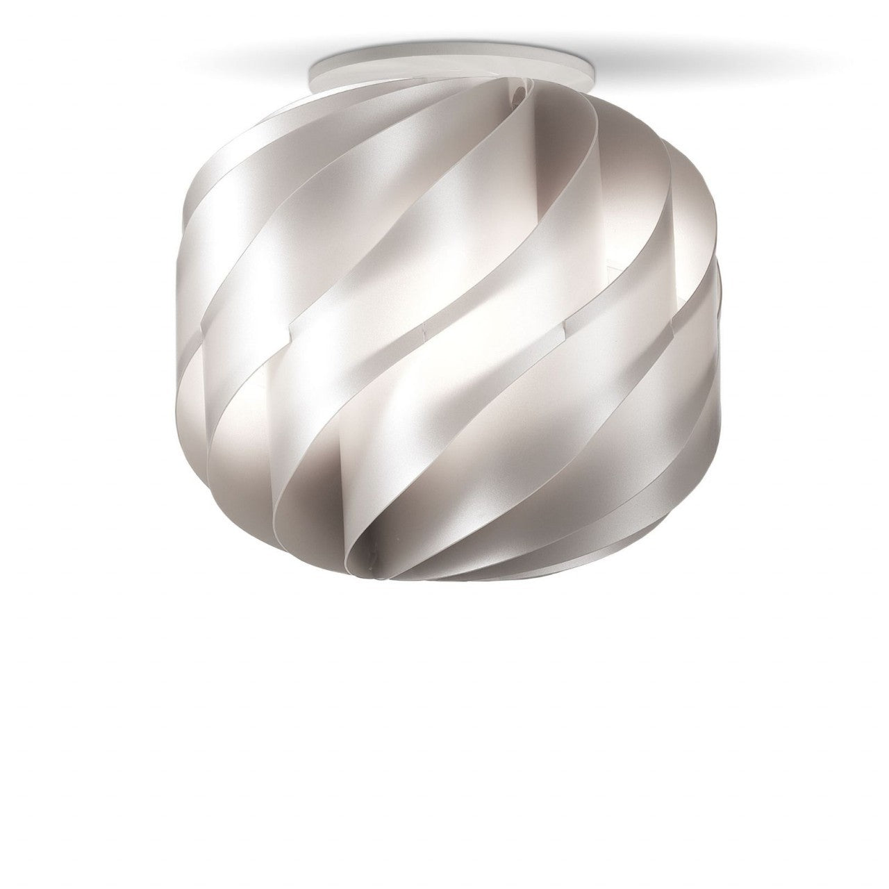 Plafón plateado cm. 25 x 24h