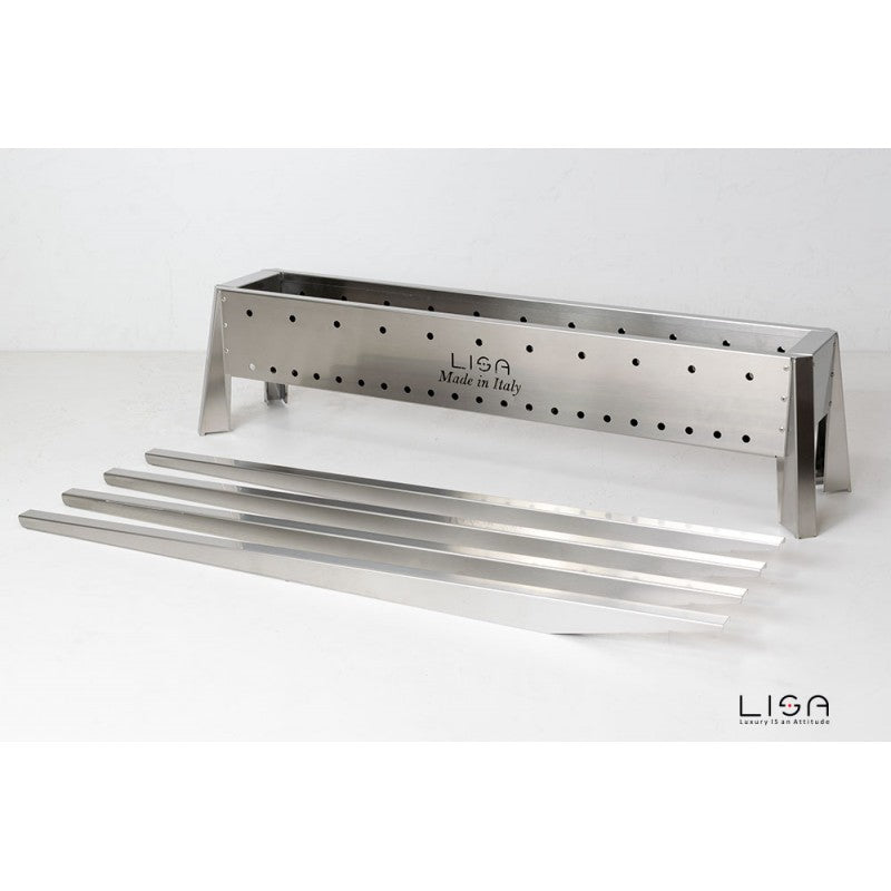 Cocedor de pinchos de acero barbacoa miami 800