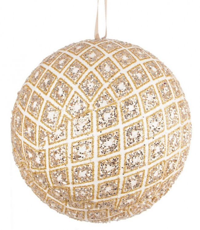 4x Esfera Oro Diamante D140