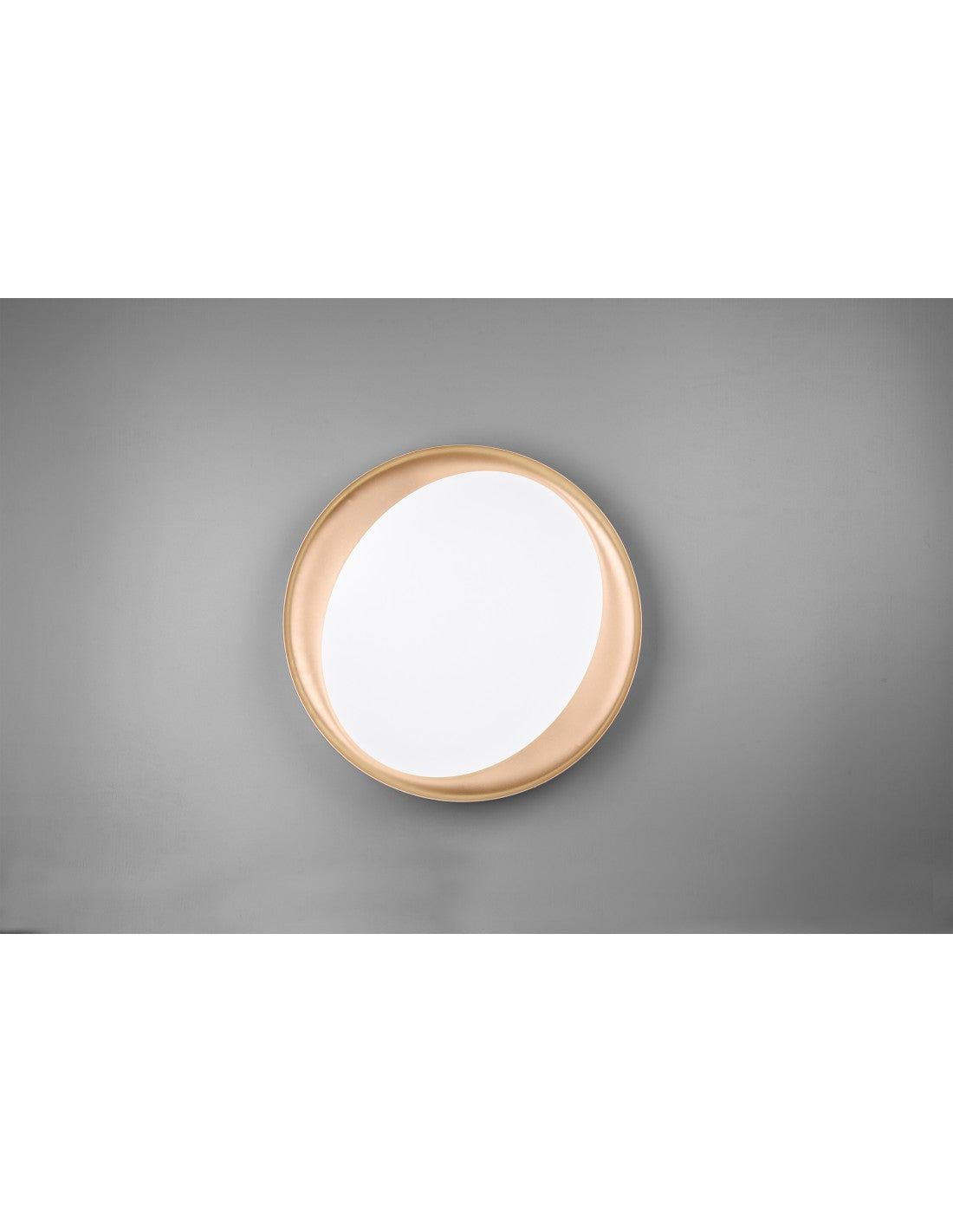 Lámpara de techo LED regulable Zeta Ø48 cm negro y dorado Trio Lighting