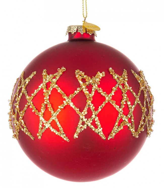 8x Esfera Vt Embellish Roja D100