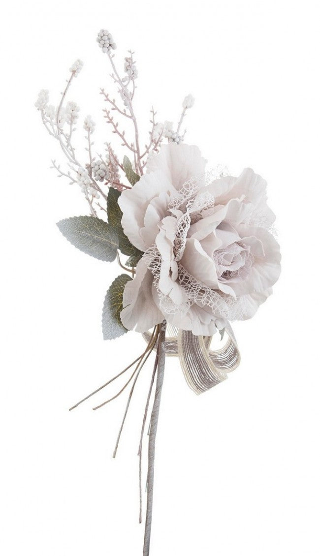 12x Púa Rosa Ahura Blanco C