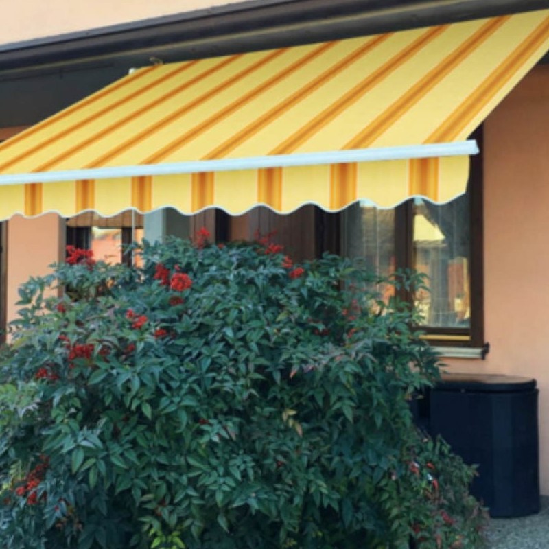 Toldo fijo inclinable Beige y Ocre ITACA 250x200 cm