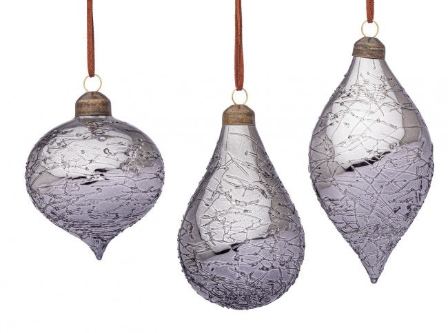 12x Colgante Vt Gris Glaciado Ass3