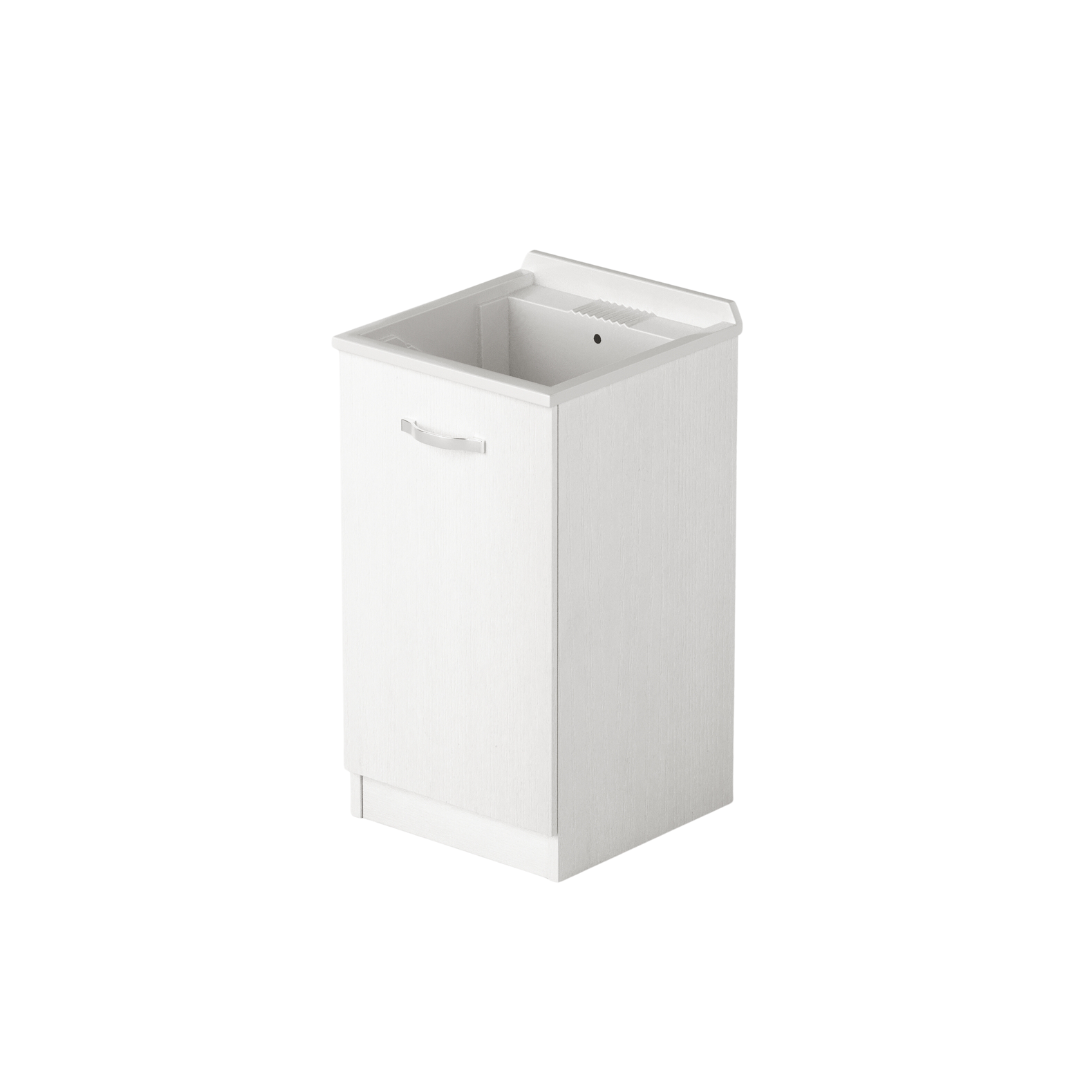 Mueble lavabo 1 puerta Color blanco Al 56x47x50cm