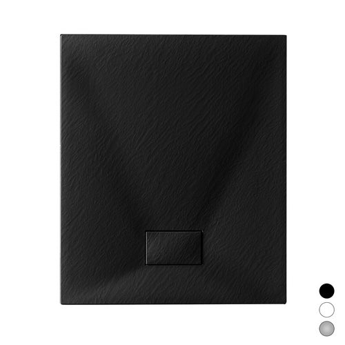 Plato de ducha rectangular Slim negro 80x170 cm