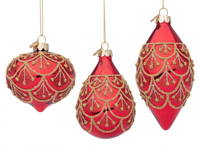 12x Colgante Vt Winslows Rojo Ass3