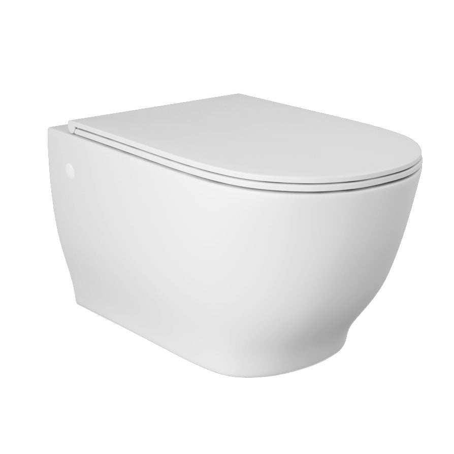 Inodoro suspendido Moon sin borde con fijación oculta
