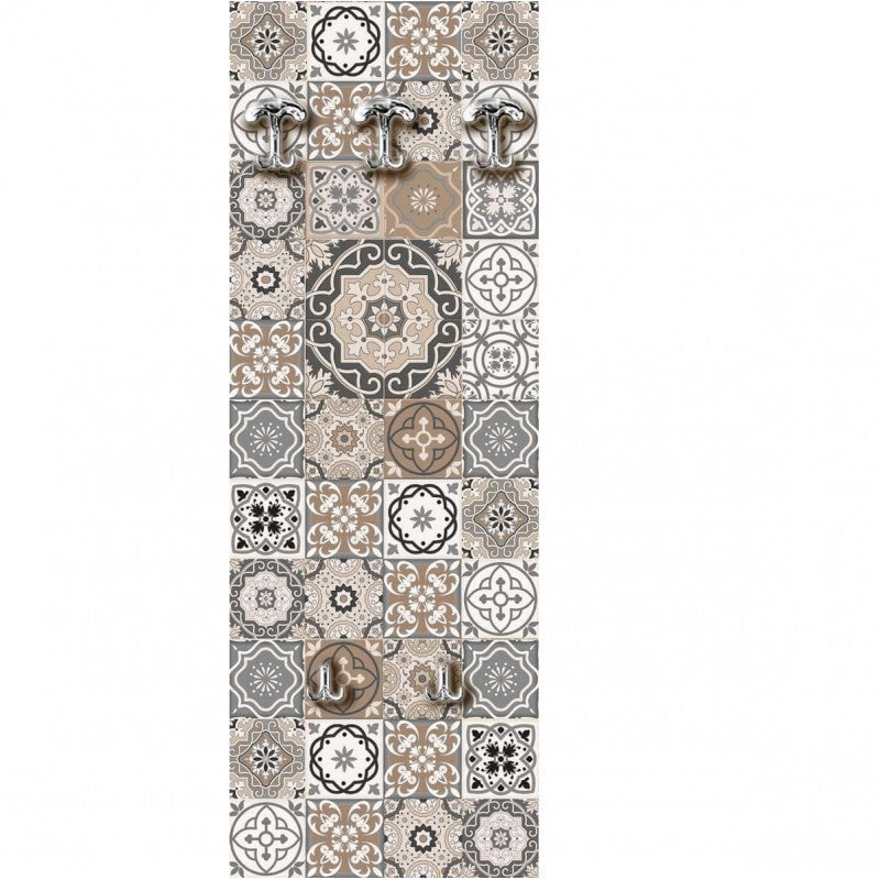 Perchero de pared multicolor 46x125 cm