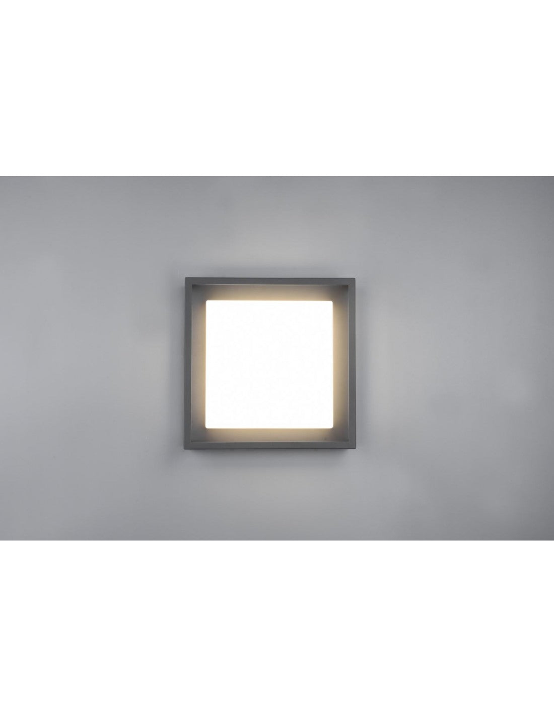 Luz de techo para exterior LED Dip Switch Witham Antracita IP54 Trio Lighting