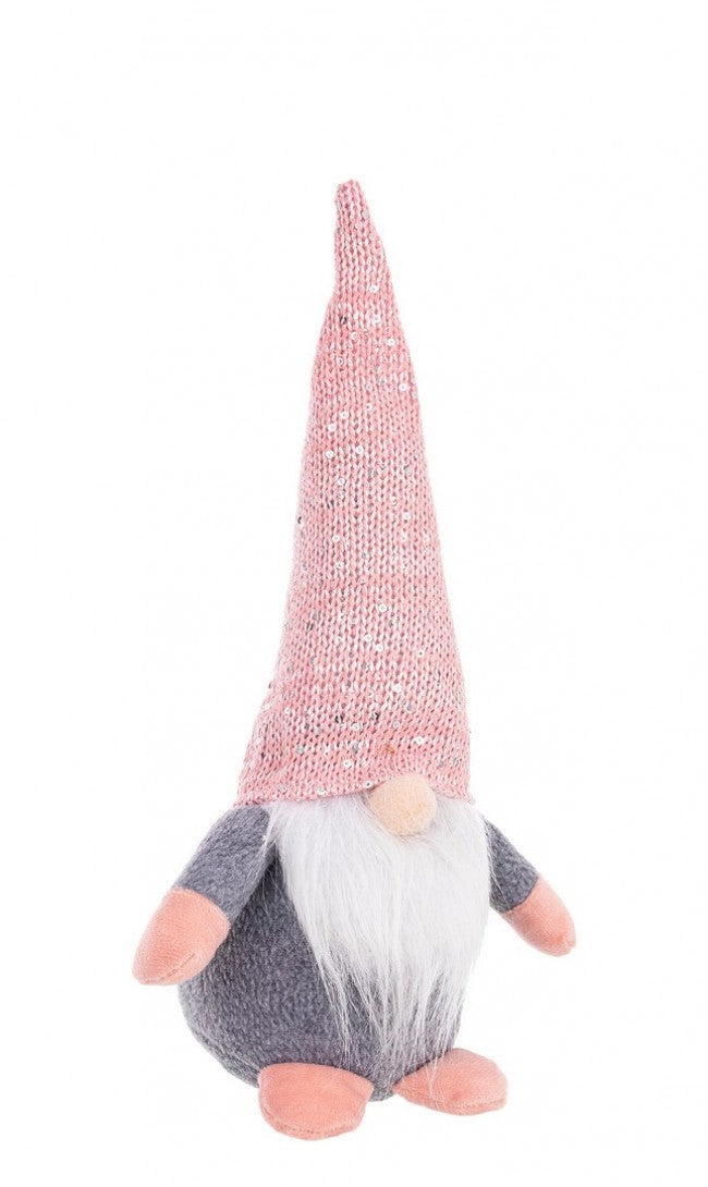 12x Santa Justine Stand Rosa Glitter L