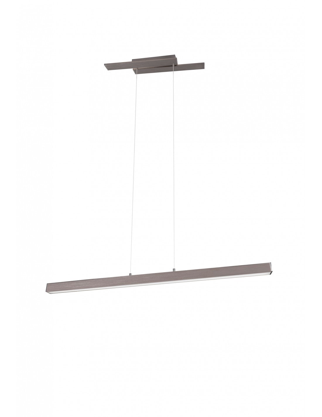 Iluminación LED Belfast Steel Trio con suspensión de doble emisión